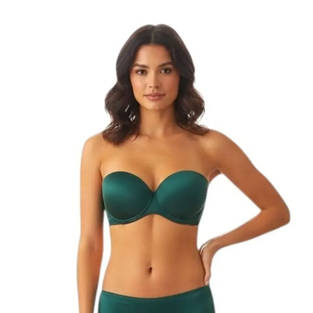 Victoria's Secret Strapless Green Light Lined Bra, 32DD